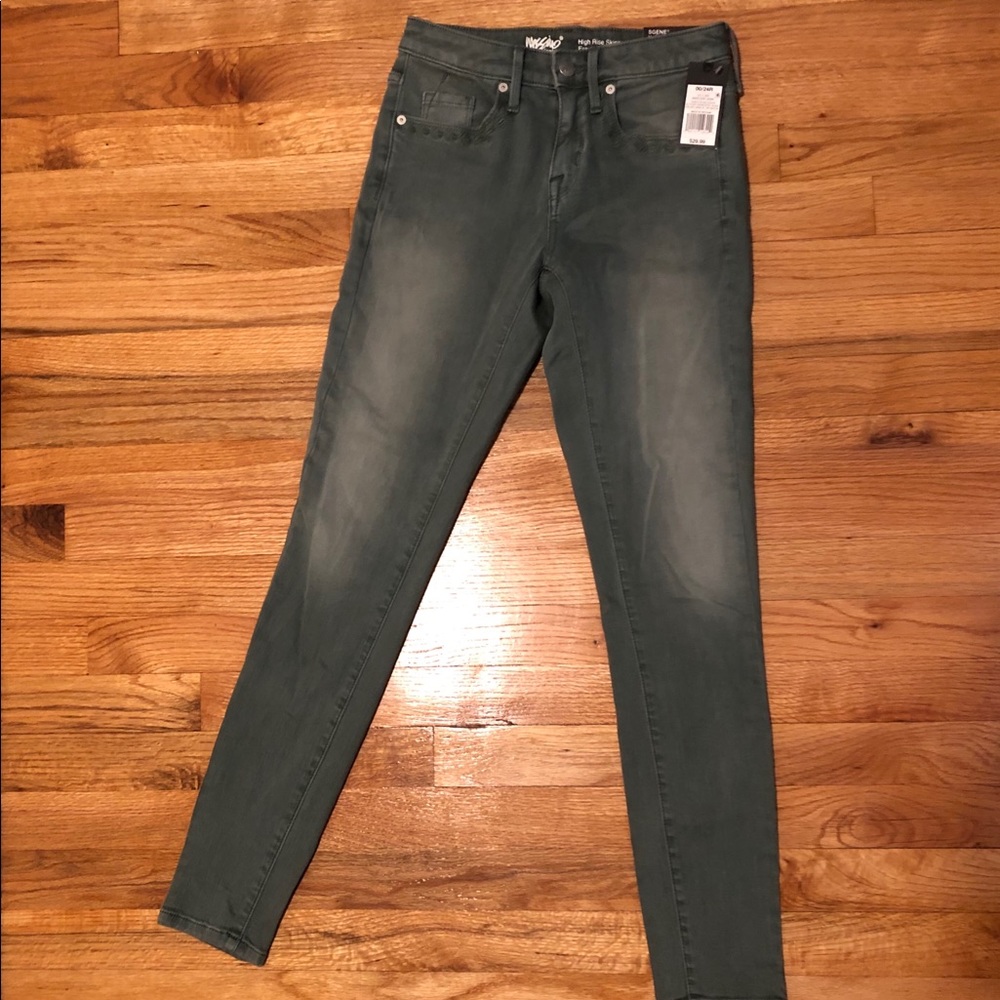 Mossimo High Rise Skinny Power Stretch Jean 00/24R - Picture 7 of 8